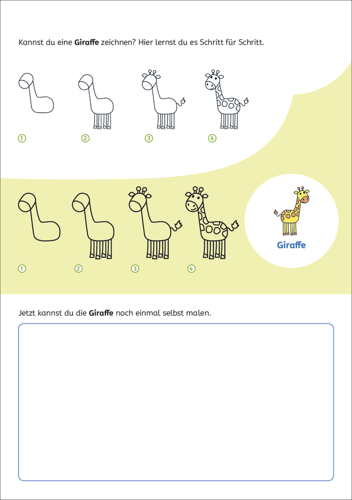 Weitere Ansicht: Zeichnen lernen mit Spurrillen - Tiere