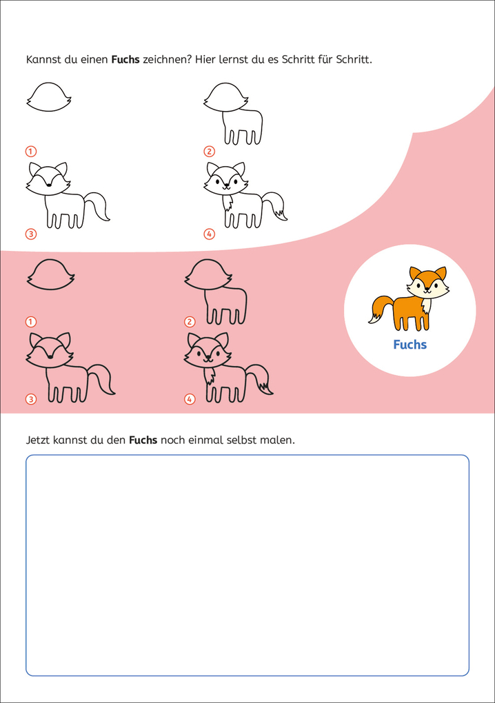 Weitere Ansicht: Zeichnen lernen mit Spurrillen - Tiere