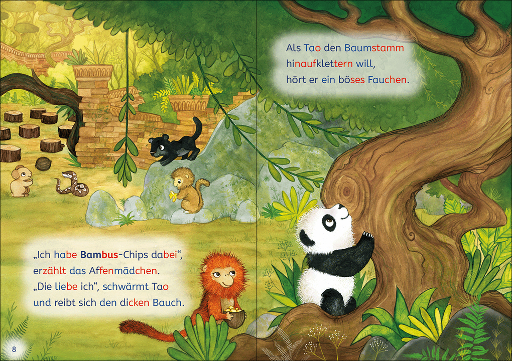 Weitere Ansicht: Leselöwen 1. Klasse - Ein Panda in der Dschungelschule | Katja Richert