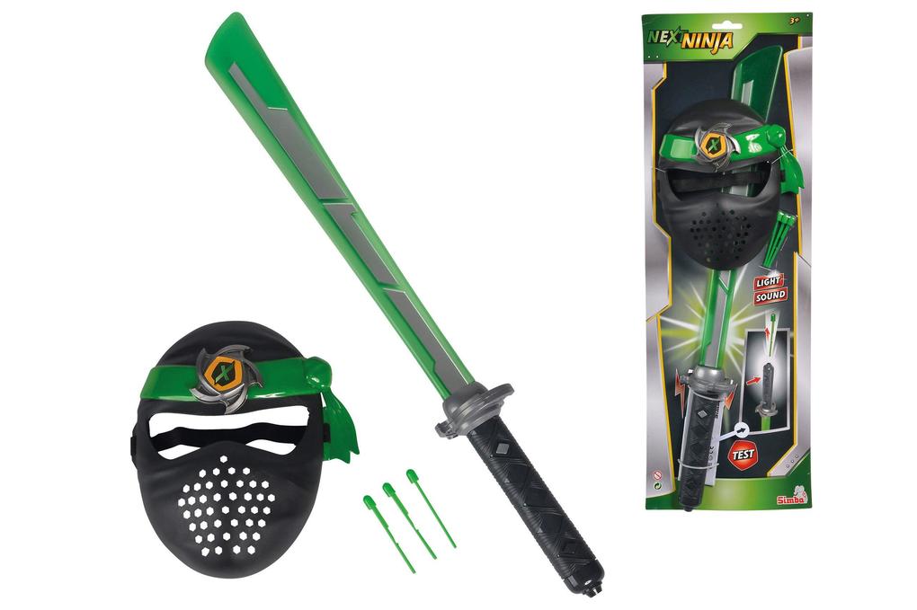 Weitere Ansicht: Next Ninja Schwert und Maske, grün