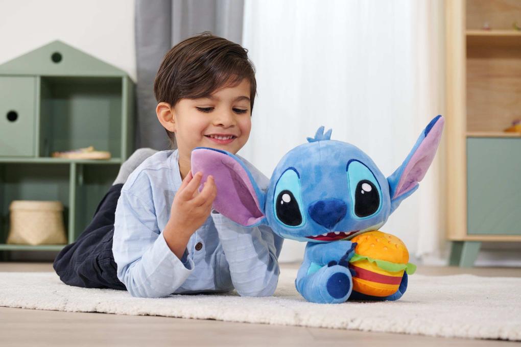 Weitere Ansicht: Disney Stitch mit Burger, 25cm