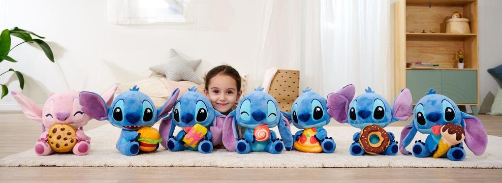 Weitere Ansicht: Disney Stitch mit Burger, 25cm