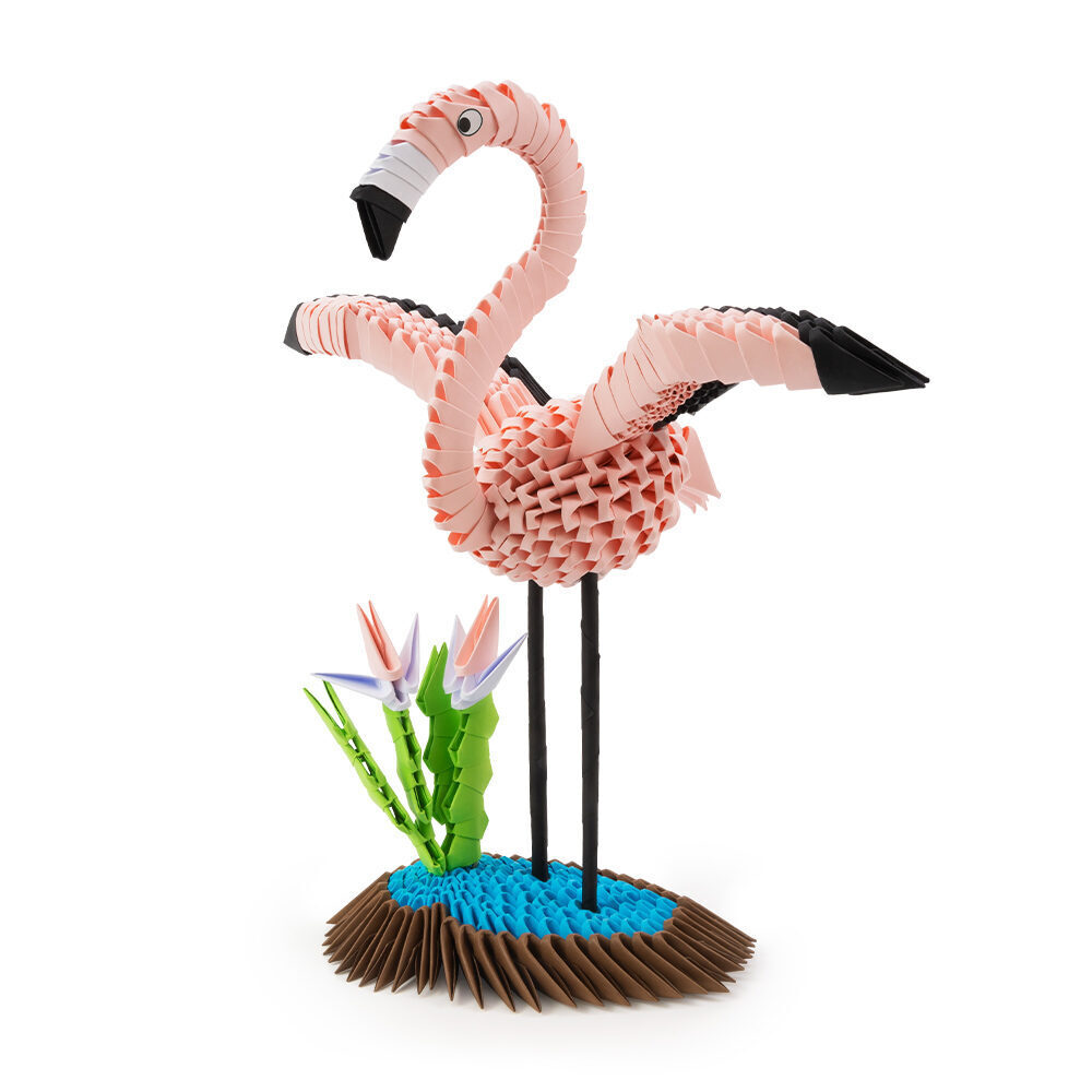 Weitere Ansicht: ORIGAMI 3D Flamingo
