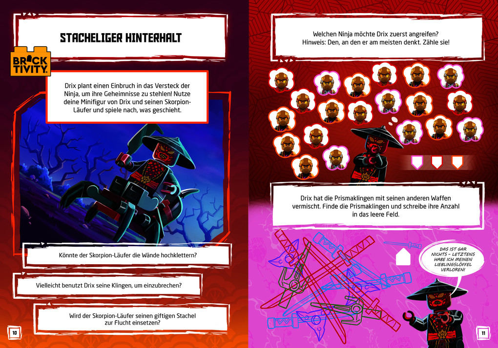 Weitere Ansicht: LEGO® Ninjago - Rätselspaß mit den Verbannten Fünf