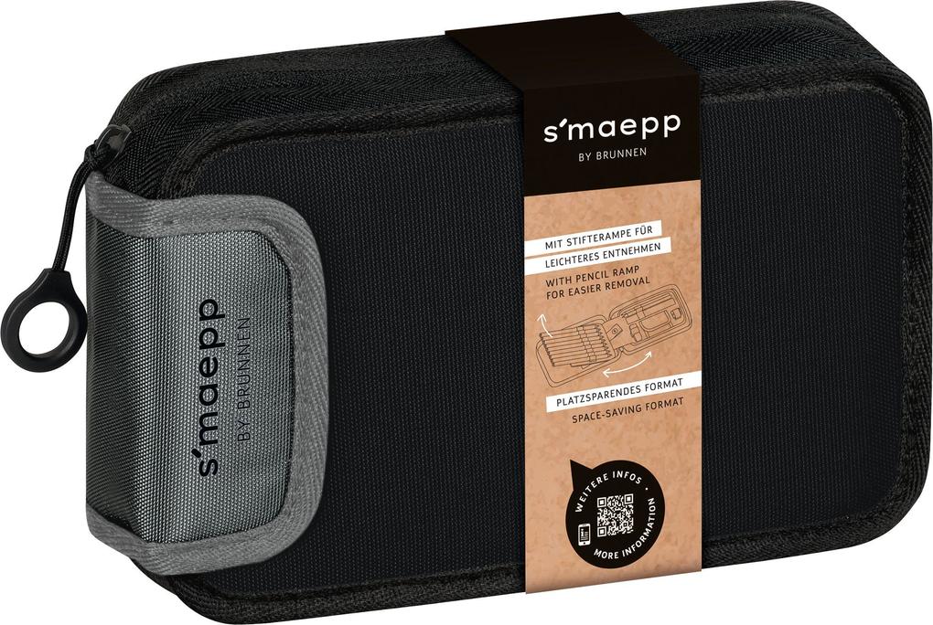 Weitere Ansicht: Federmäppchen 2 Klappen onyx