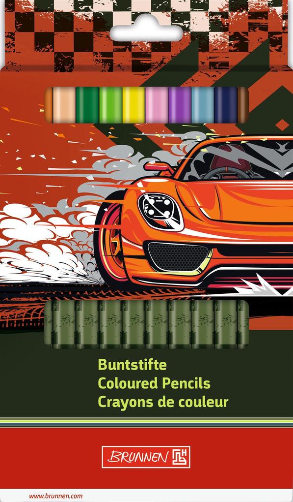 Weitere Ansicht: Jumbo Buntstifte 12er Pckg. Fast Wheels