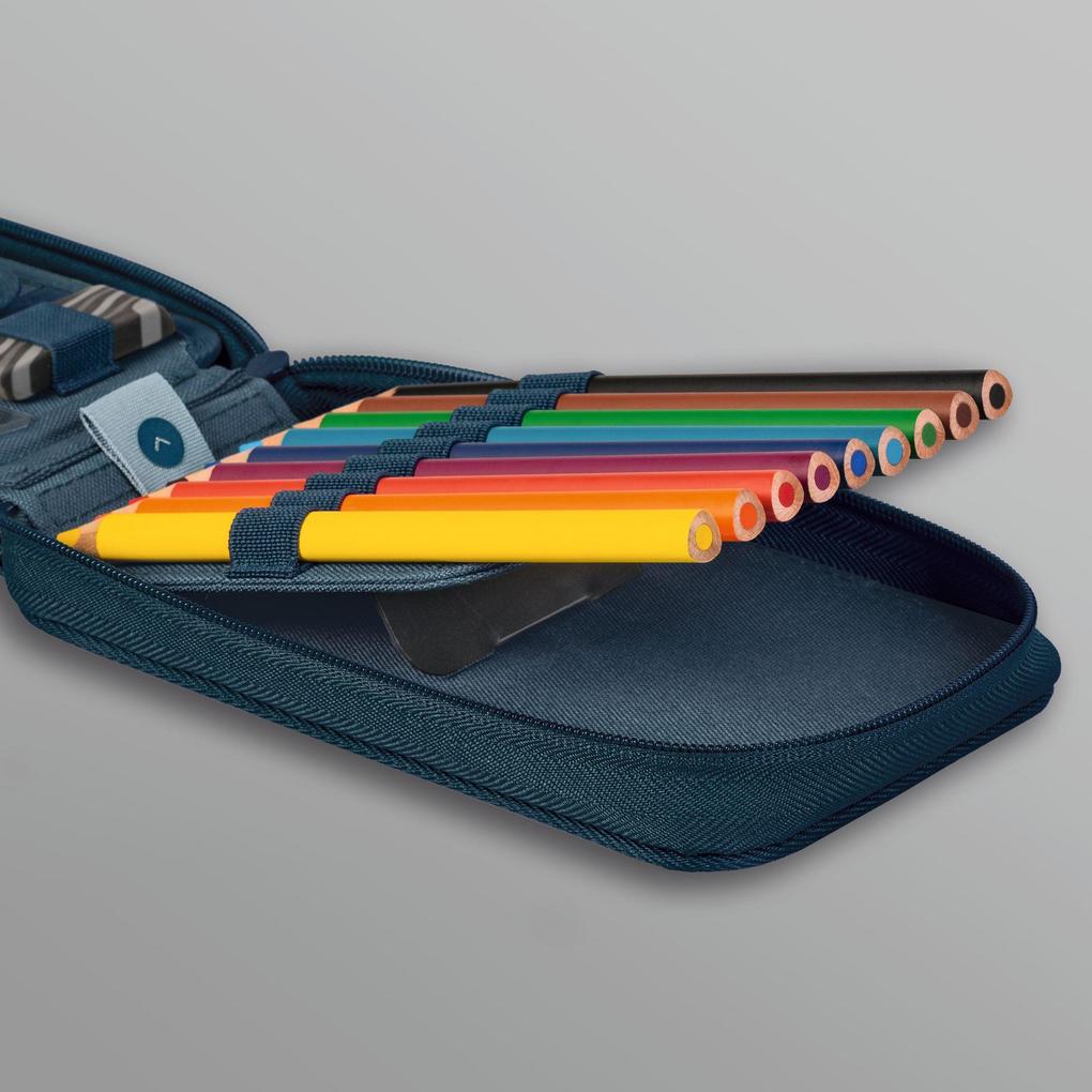 Weitere Ansicht: Federmäppchen 2 Klappen denim