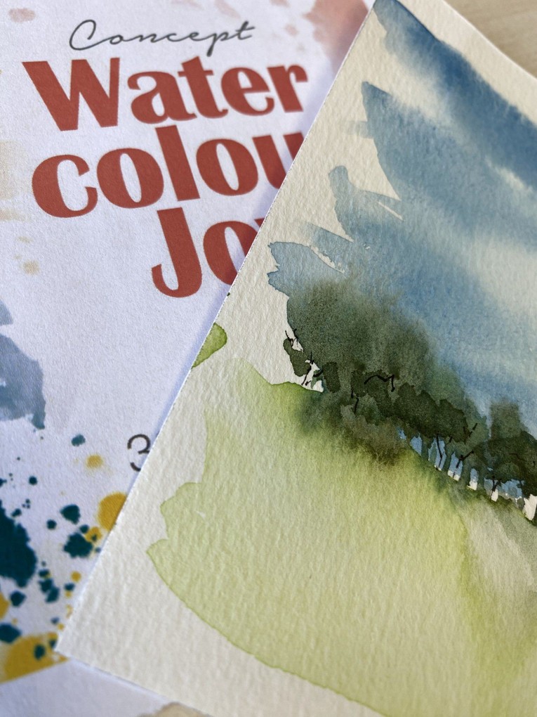 Weitere Ansicht: Hahnemühle Concept Watercolour Joy DIN A5, 50 Bogen