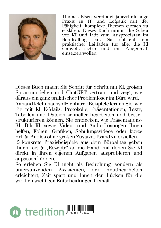 Weitere Ansicht: KI im Unternehmen - Praxisleitfaden für Mitarbeiter | Thomas Eisen