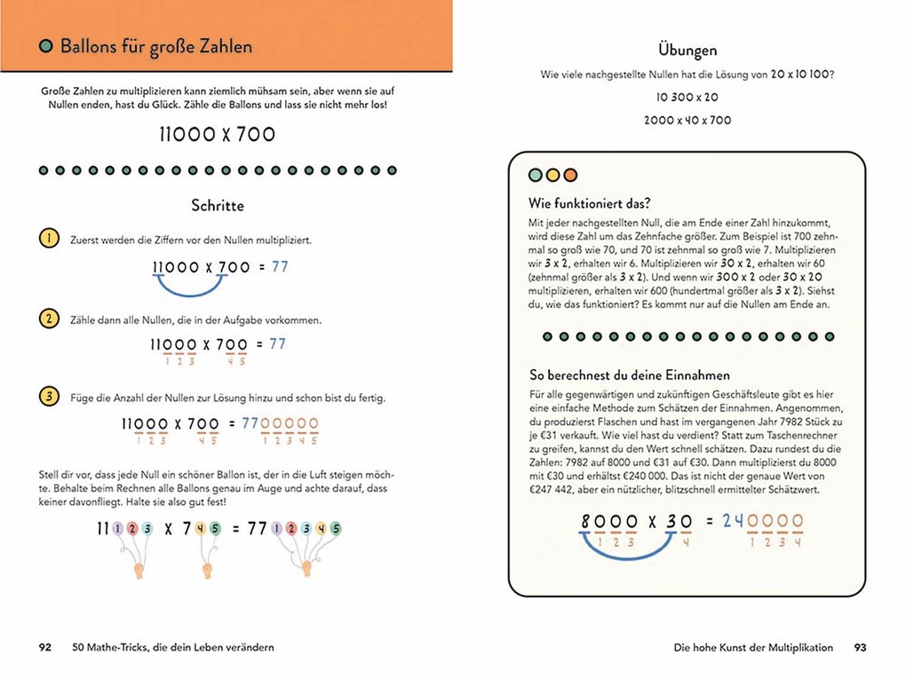 Weitere Ansicht: 50 Mathe-Tricks | Tanya Zakowich