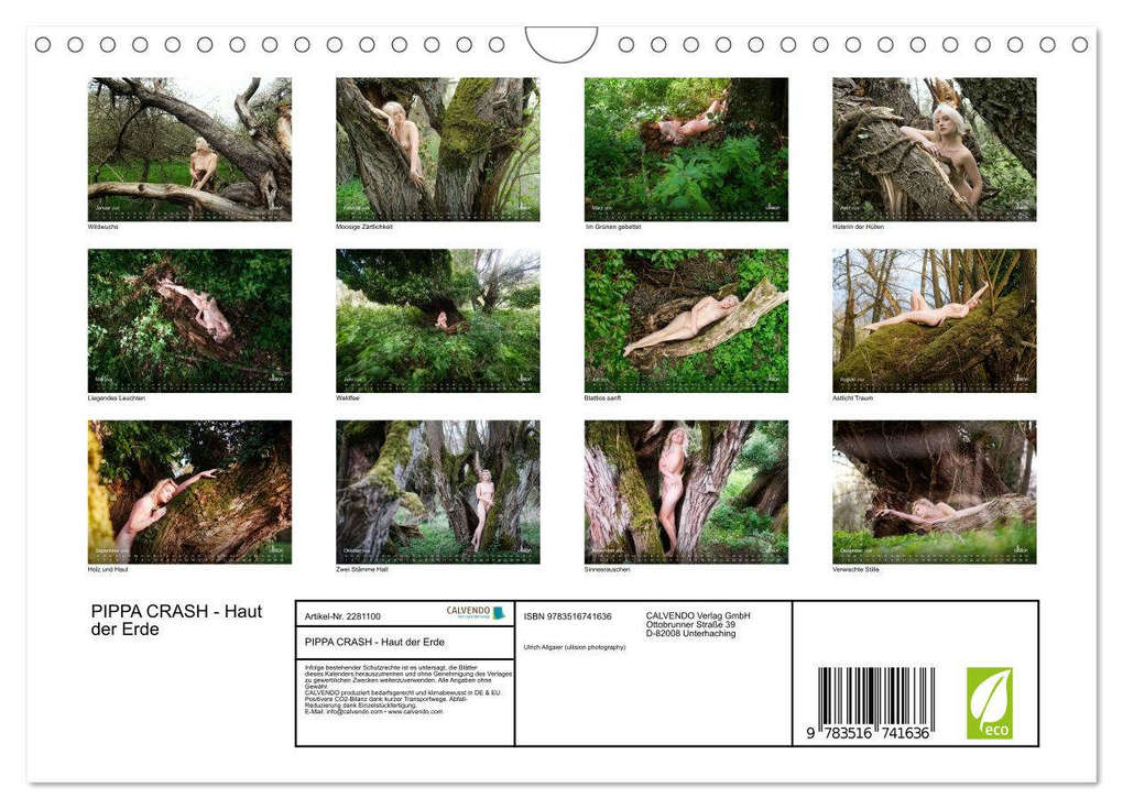 Weitere Ansicht: PIPPA CRASH - Haut der Erde (Wandkalender 2026 DIN A4 quer), CALVENDO Monatskalender | Calvendo, Ulrich Allgaier (ullision photography)
