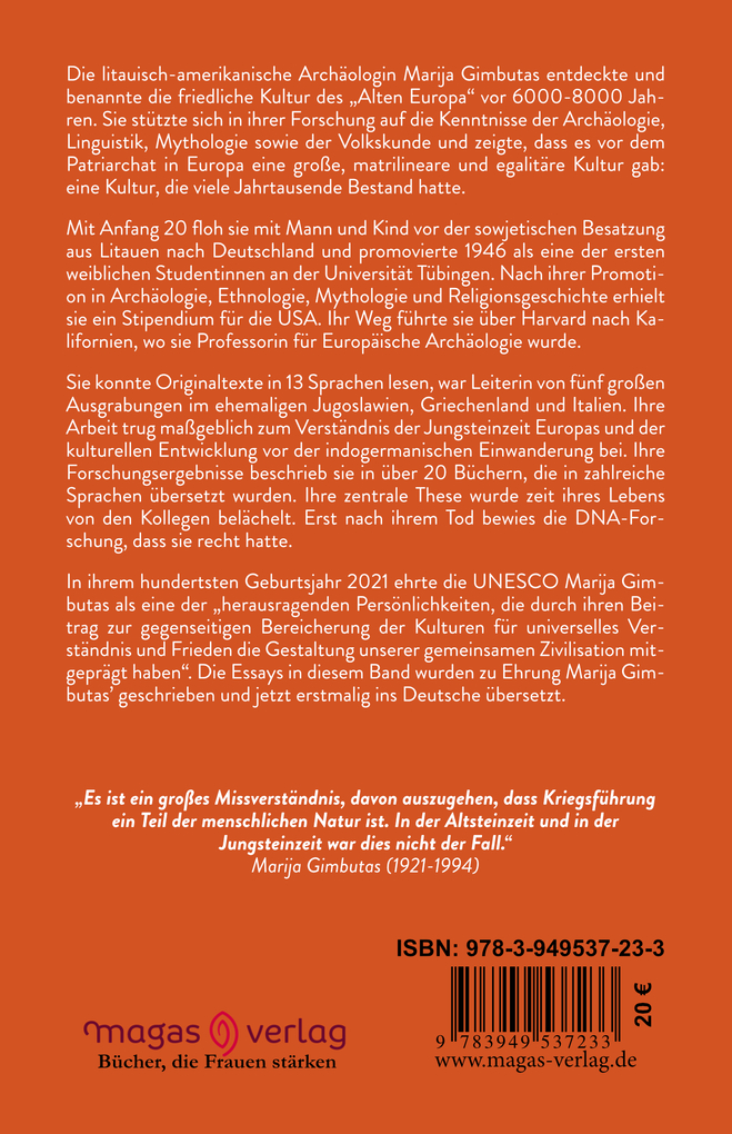 Weitere Ansicht: Essays zur Ehrung Marija Gimbutas