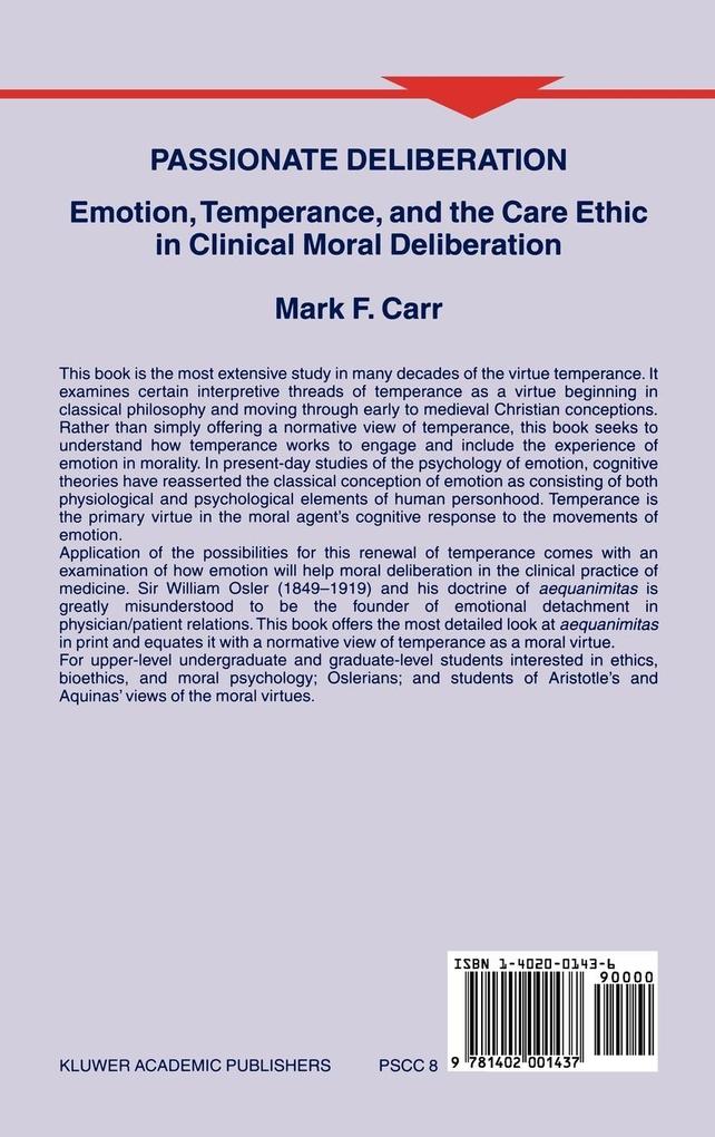 Weitere Ansicht: Passionate Deliberation | M. F. Carr