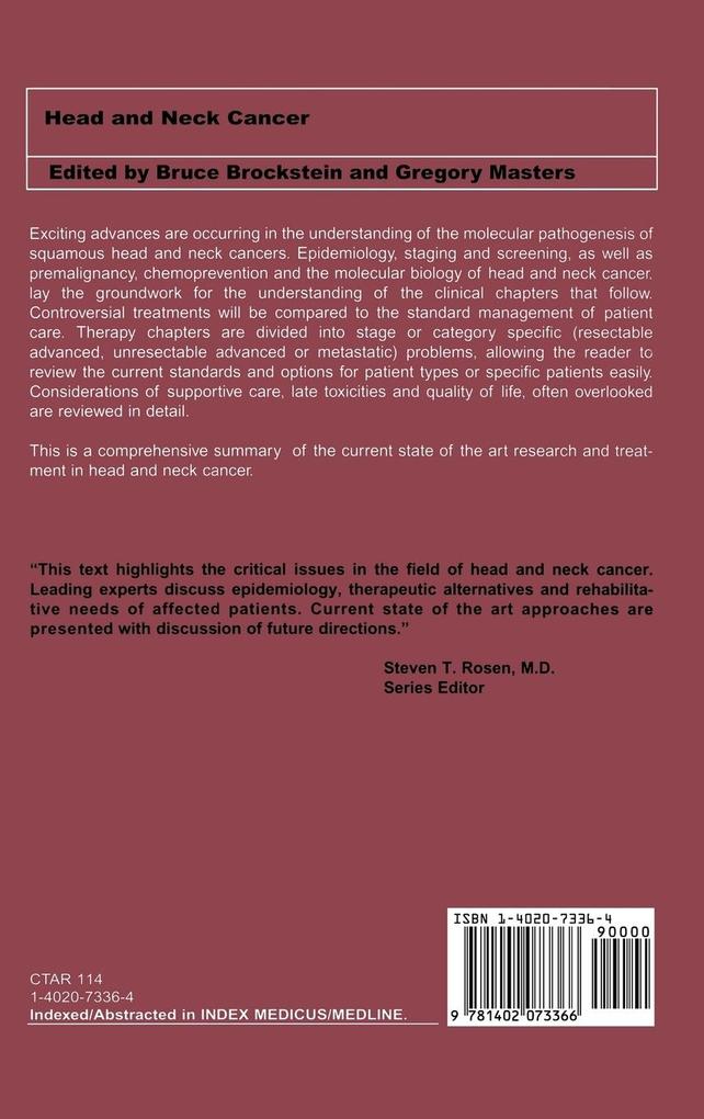 Weitere Ansicht: Head and Neck Cancer