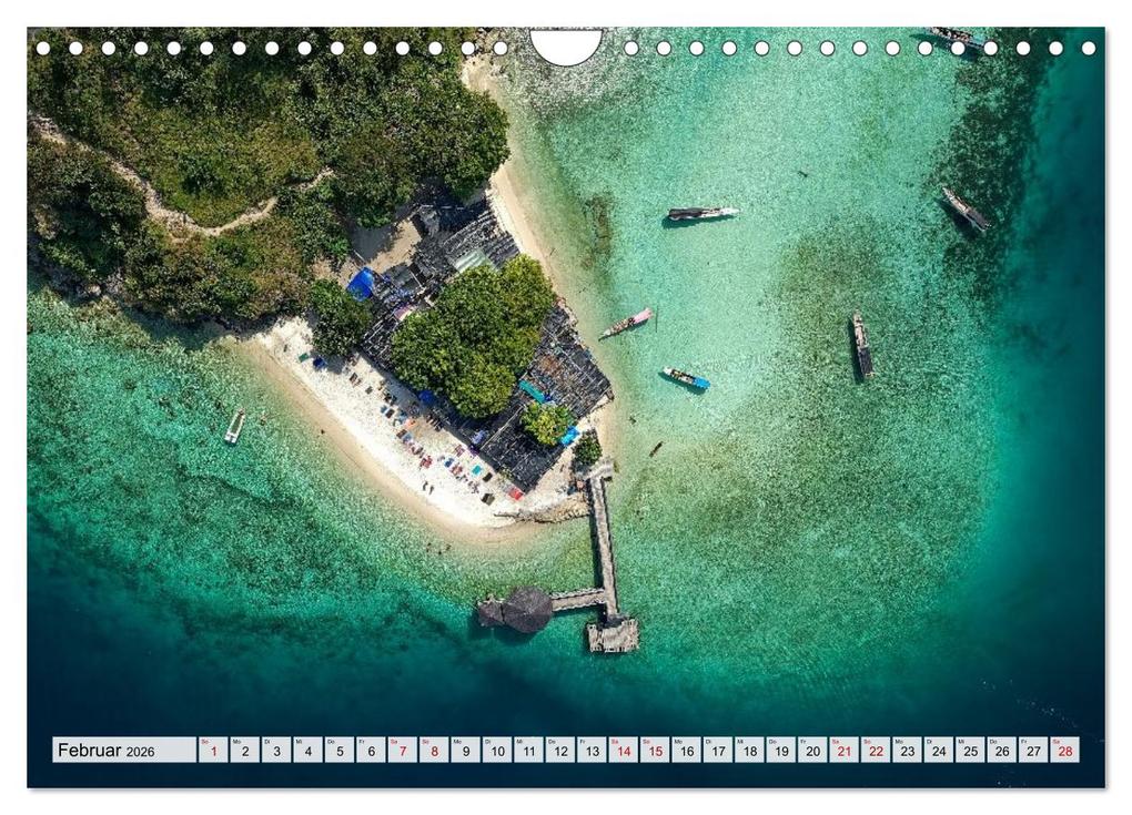 Weitere Ansicht: Indonesien von oben - spektakuläre Landschaften aus der Vogelperspektive (Wandkalender 2026 DIN A4 q | Jörn Heller, Calvendo