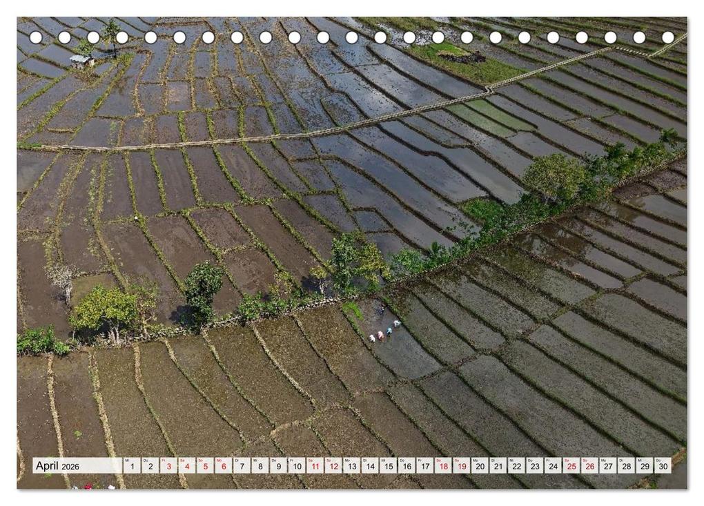 Weitere Ansicht: Indonesien von oben - spektakuläre Landschaften aus der Vogelperspektive (Tischkalender 2026 DIN A5 | Jörn Heller, Calvendo