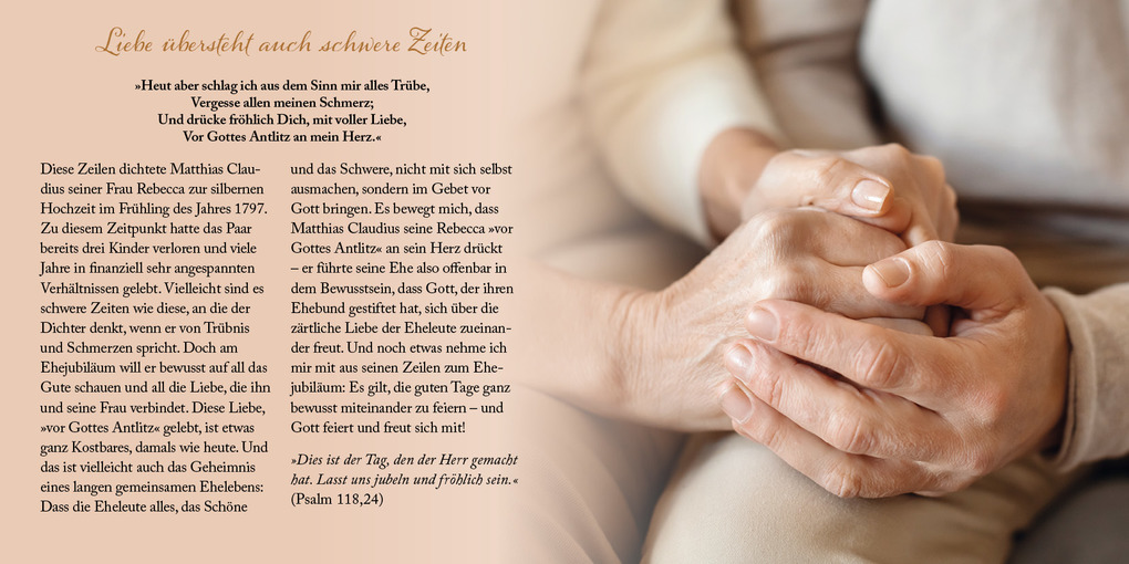 Weitere Ansicht: Segenswünsche zur Goldenen Hochzeit | Steffi Baltes