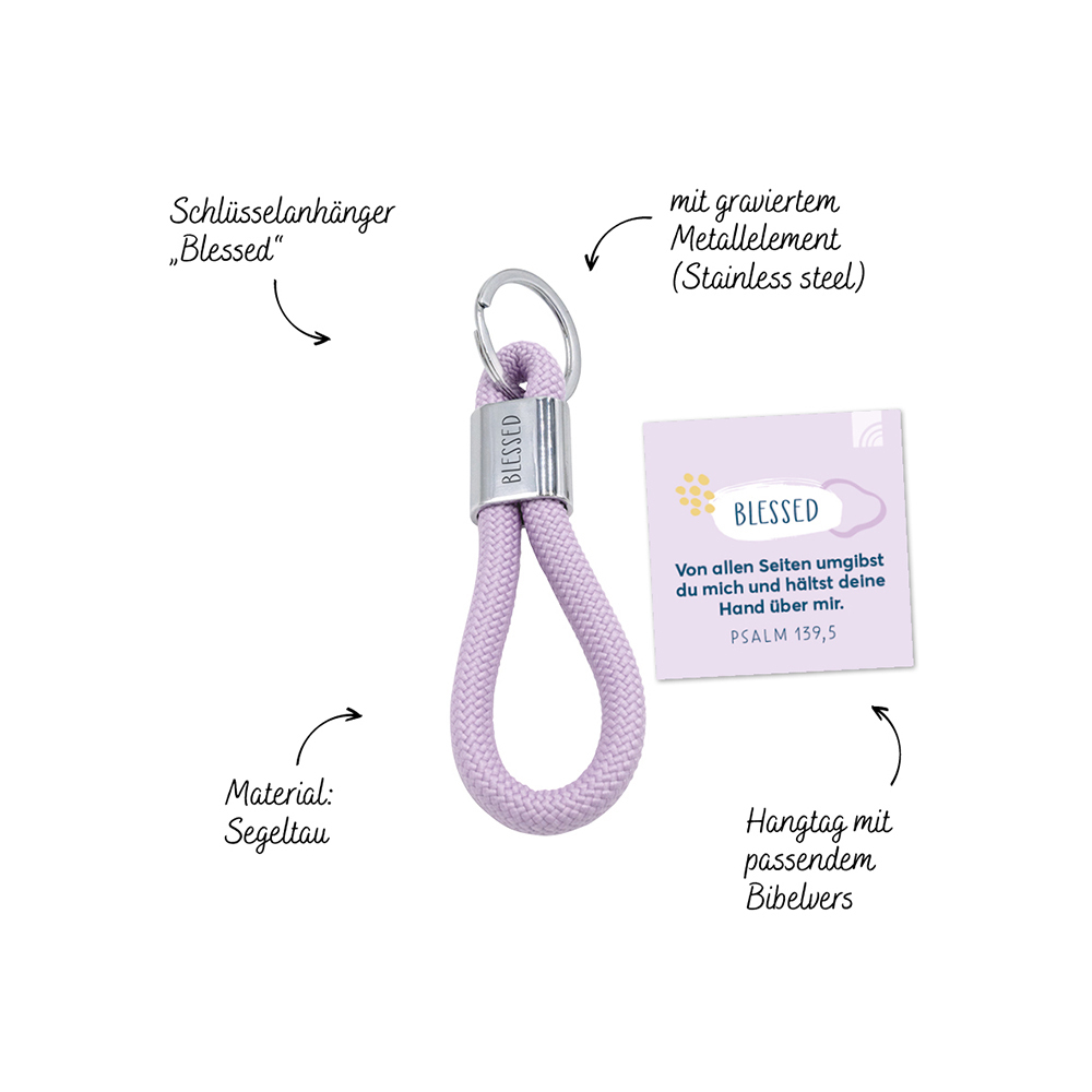 Weitere Ansicht: Schlüsselanhänger Blessed