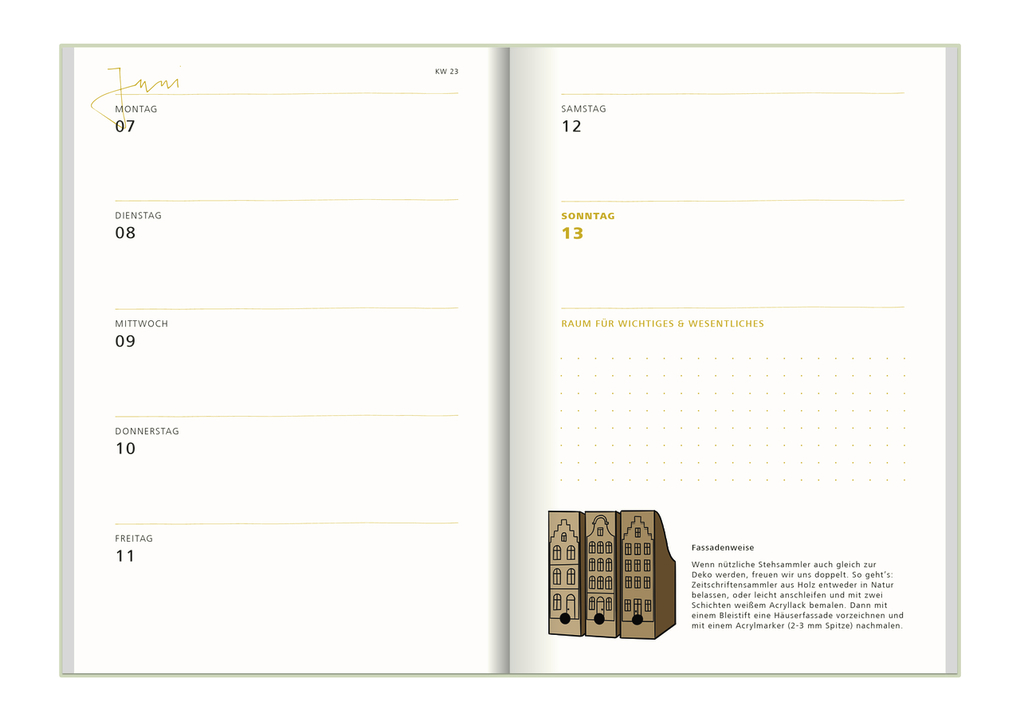 Weitere Ansicht: vergissmeinnicht 2027 - Taschenkalender | Anja Schäfer