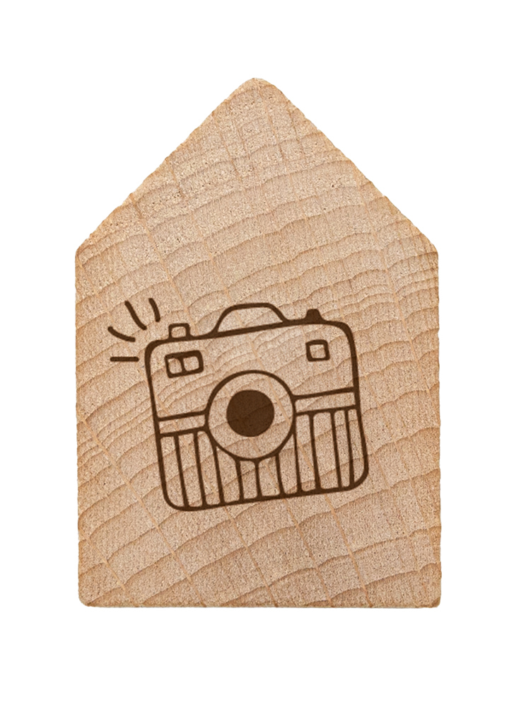 Weitere Ansicht: Magnetisches Holzhaus Kamera