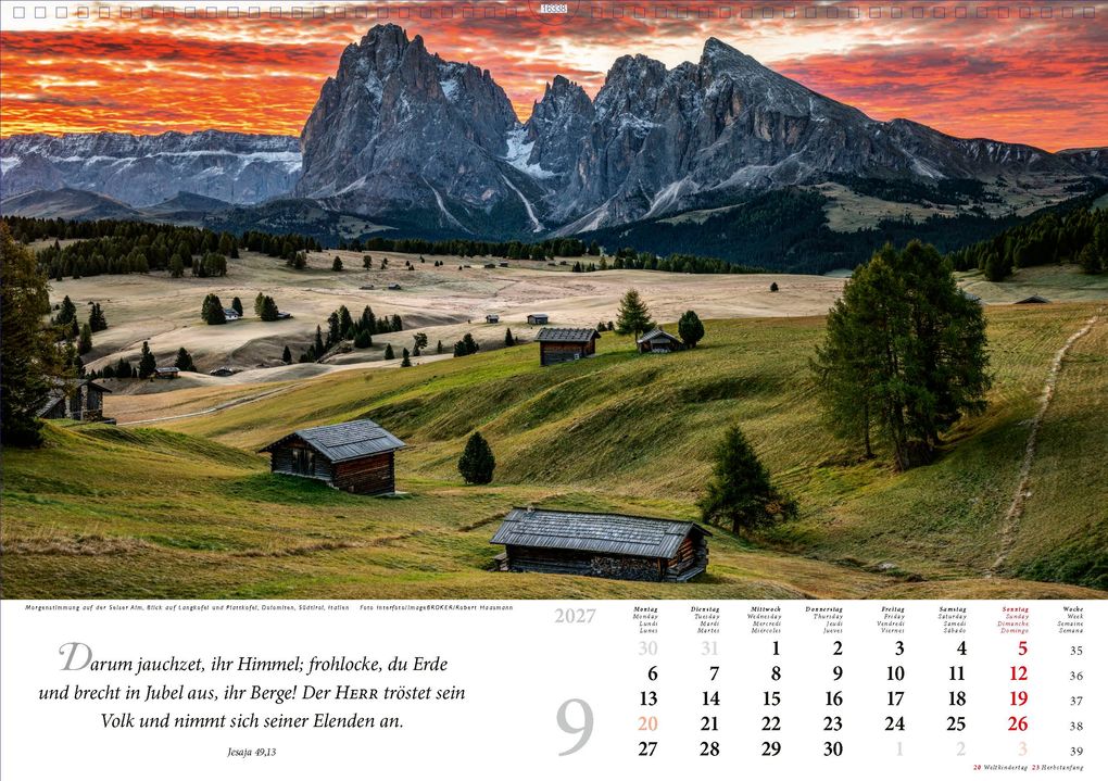 Weitere Ansicht: Lobet, ihr Berge, den Herrn 2027