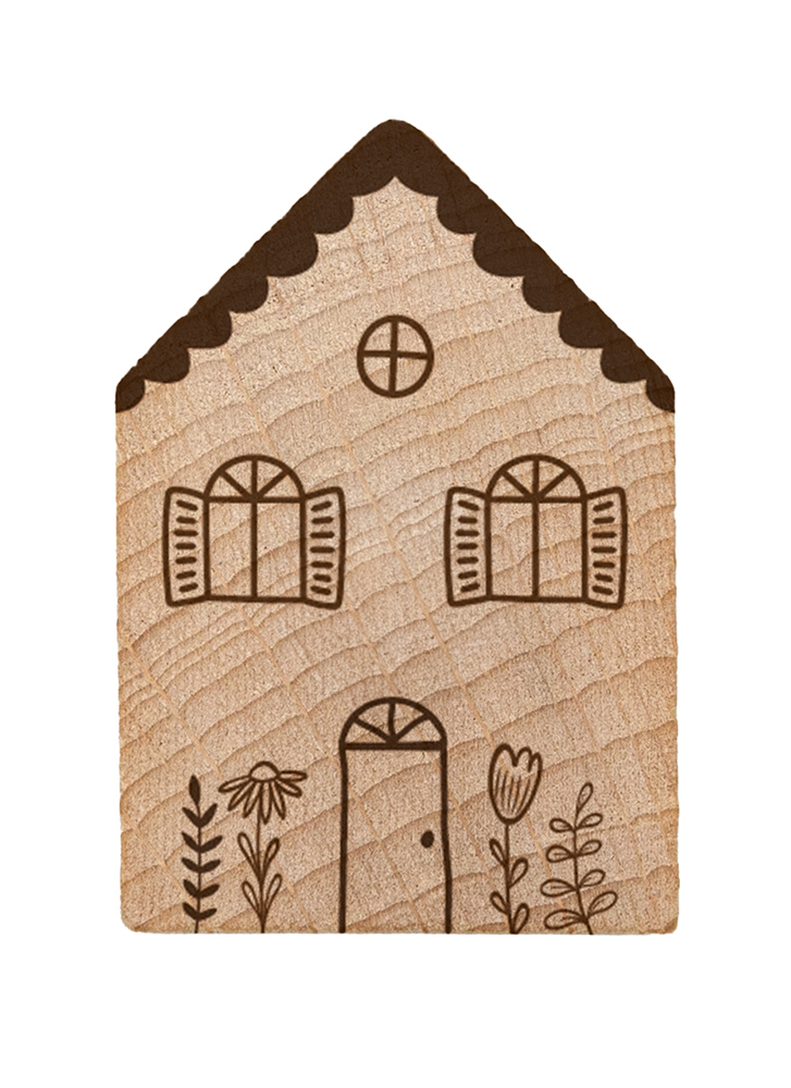 Weitere Ansicht: Magnetisches Holzhaus Haus