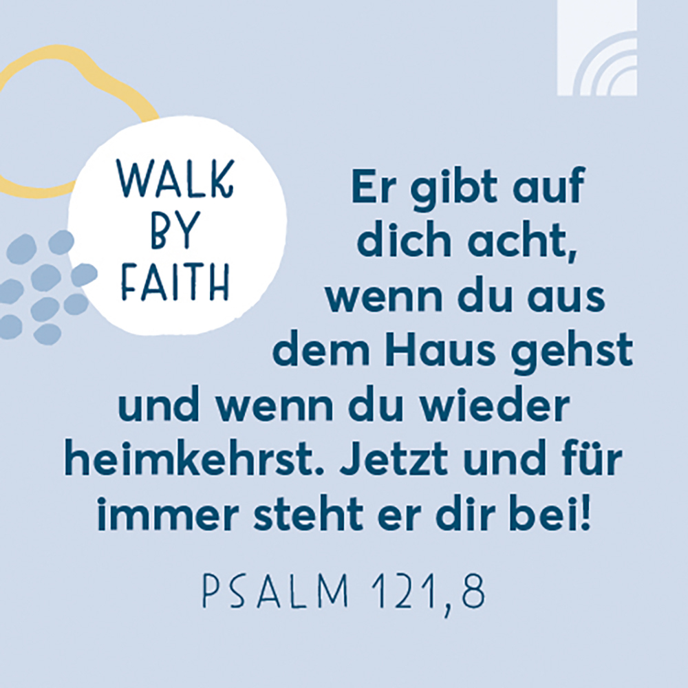 Weitere Ansicht: Schlüsselanhänger Walk by Faith