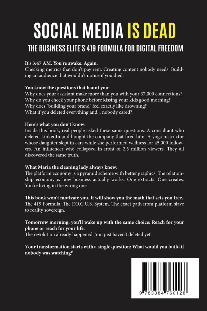 Weitere Ansicht: SOCIAL MEDIA IS DEAD | Massimiliano Salerno