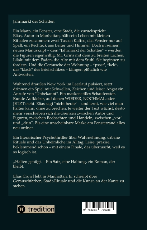 Weitere Ansicht: Jahrmarkt der Schatten | Elias Crowl