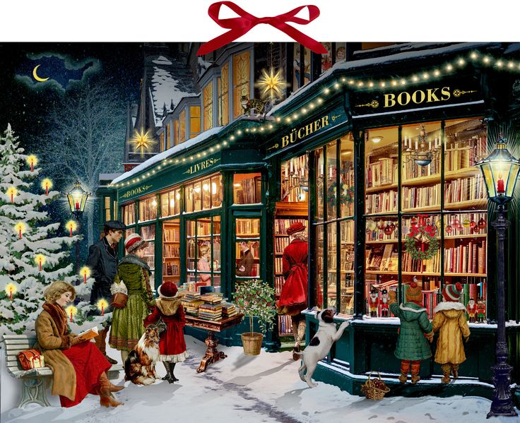 Produktbild: Wand-Adventskalender - Mein wunderbarer Buchladen