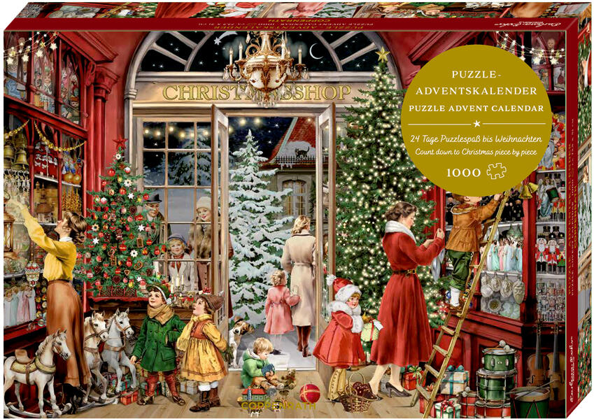 Produktbild: Puzzle-Adventskalender - Nostalgischer Weihnachtsladen