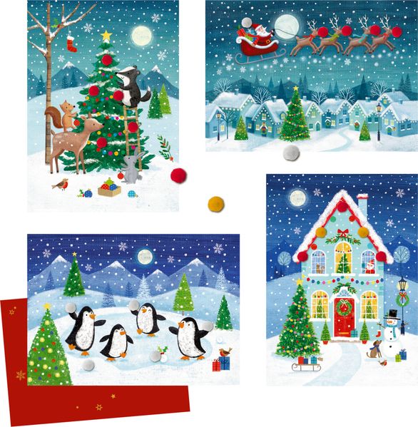 Produktbild: Mini-Adventskalender - Fröhlicher Advent