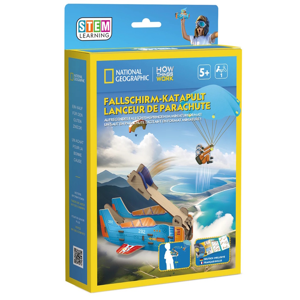 Produktbild: CubicFun - National Geographic MINT Fallschirm-Katapult