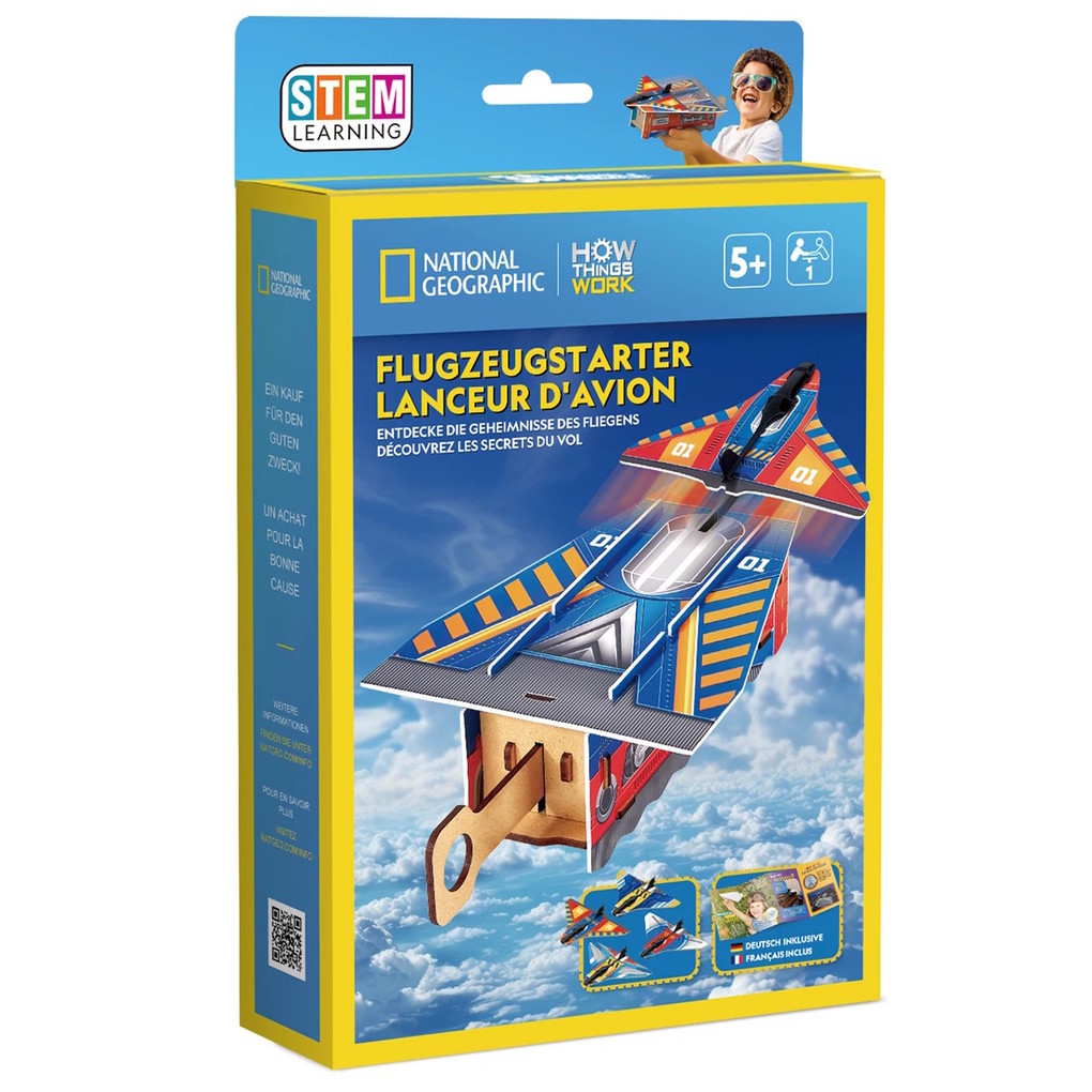 Produktbild: CubicFun - National Geographic MINT Flugzeugstarter
