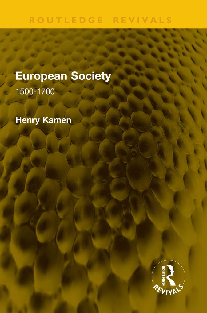 Produktbild: European Society | Henry Kamen