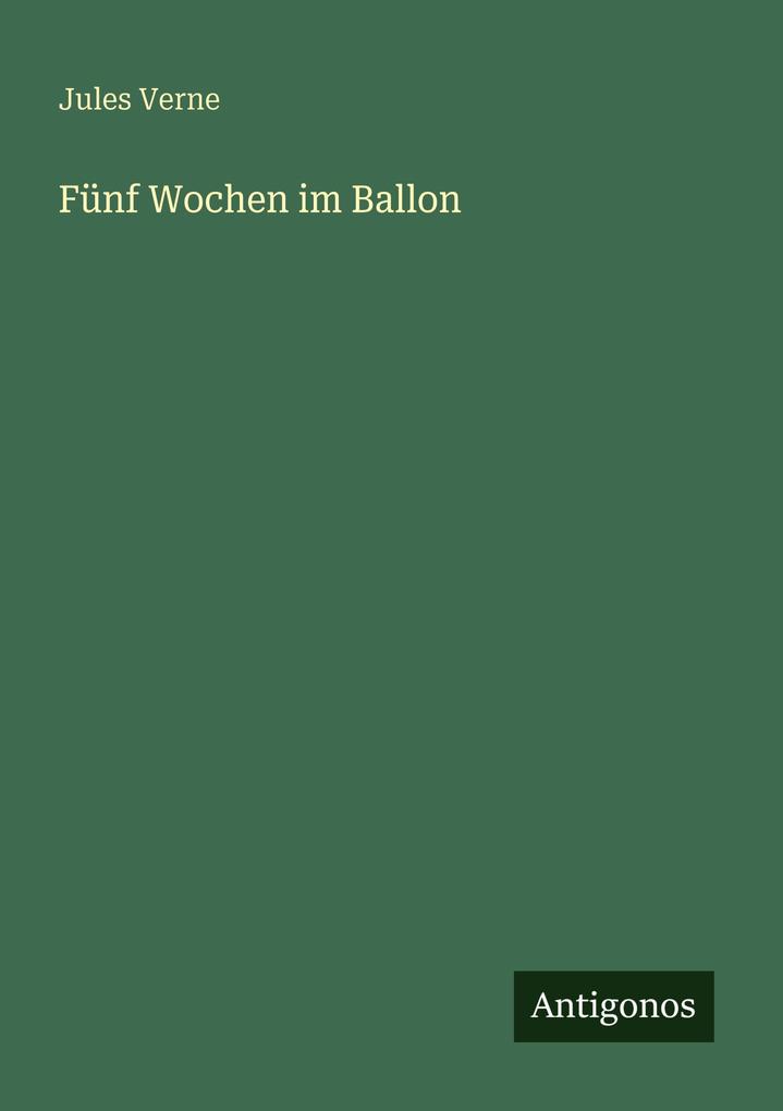 Produktbild: Fünf Wochen im Ballon | Jules Verne