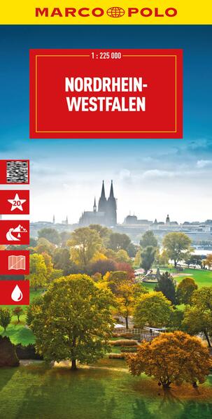 Produktbild: MARCO POLO Reisekarte Deutschland 05 Nordrhein-Westfalen 1:225.000