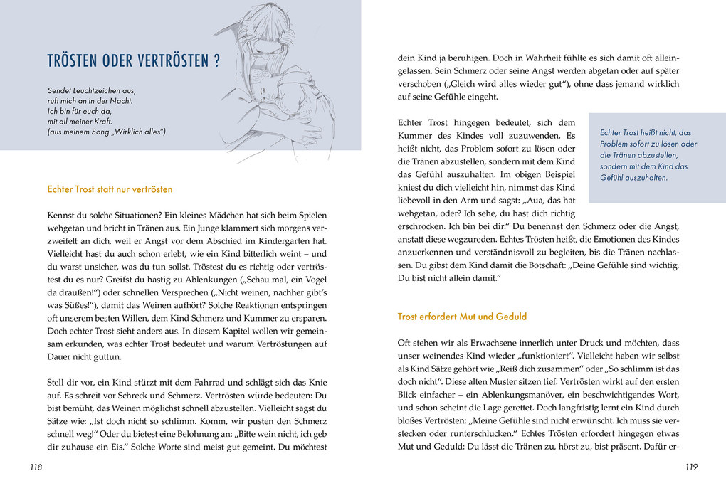 Weitere Ansicht: Ich tröste dich | Petra Berghaus