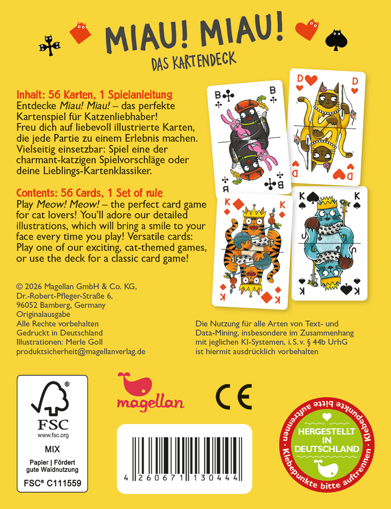 Weitere Ansicht: Miau! Miau! Das Kartendeck
