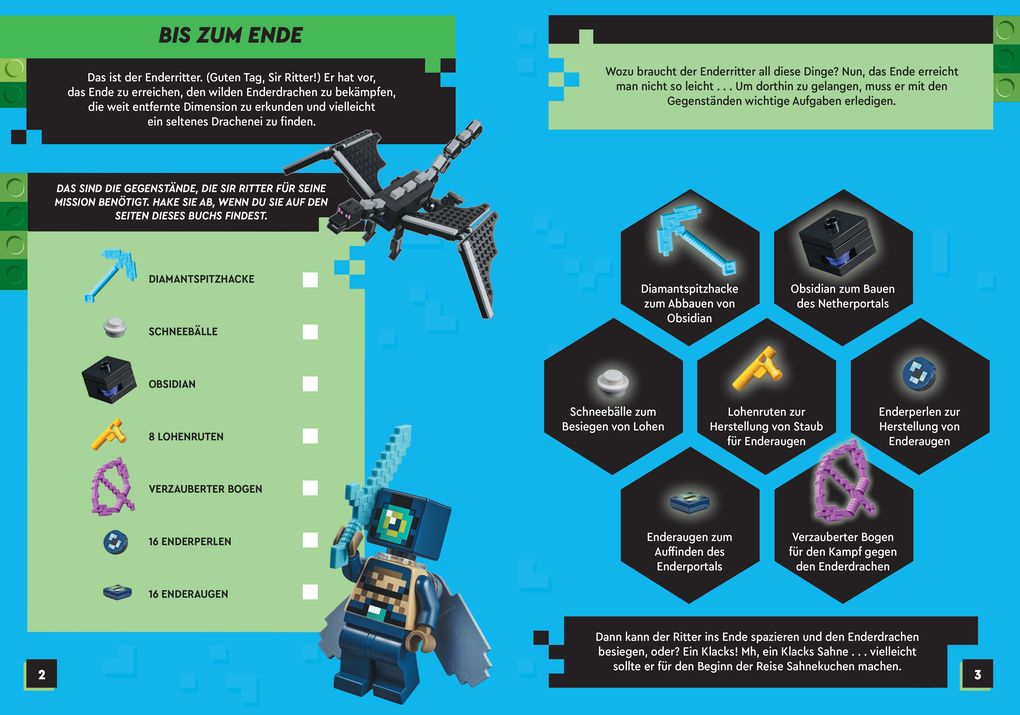 Weitere Ansicht: LEGO® Minecraft® - End-Abenteuer - Mein Wimmel-Stickerspaß