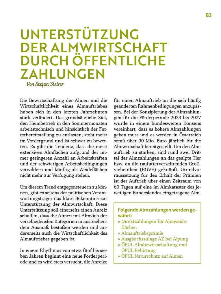 Weitere Ansicht: Über die Alm