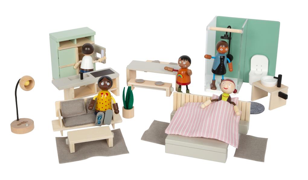 Weitere Ansicht: Puppenhausmöbel Set