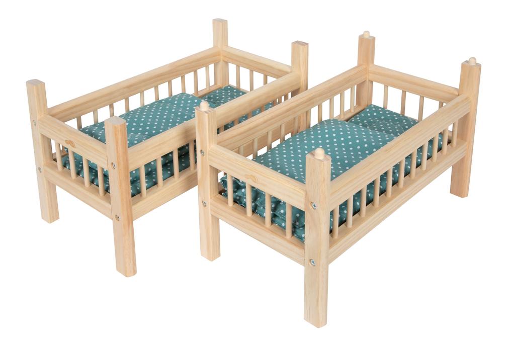 Weitere Ansicht: Puppenhochbett natur