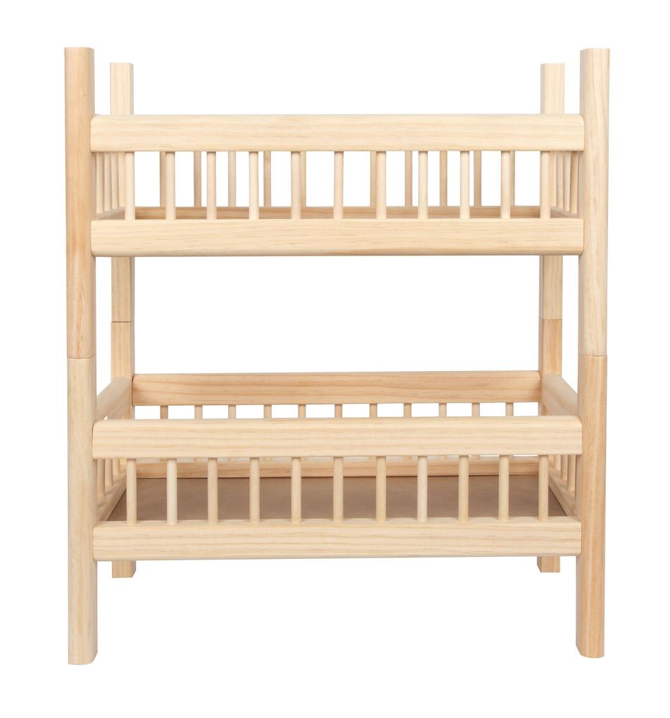 Weitere Ansicht: Puppenhochbett natur