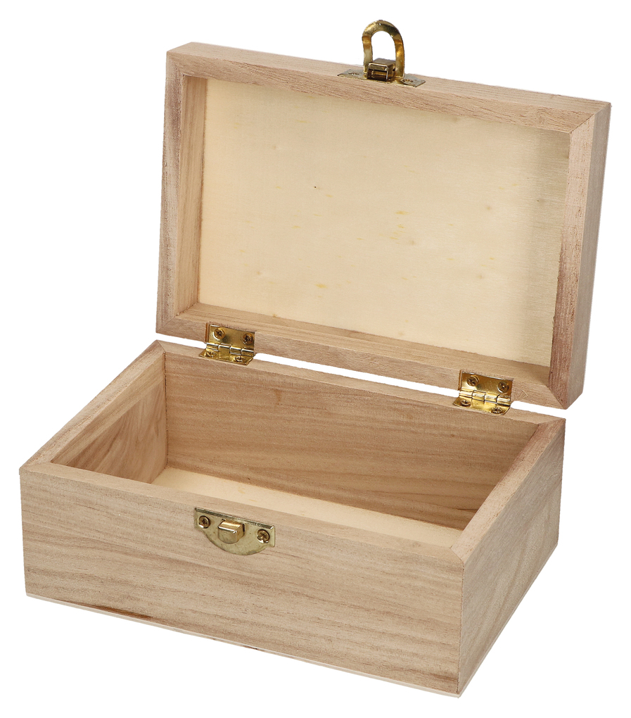 Weitere Ansicht: Holz-Erinnerungskiste zur Taufe