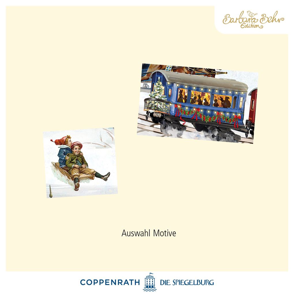 Weitere Ansicht: Wand-Adventskalender - Schneekugel Winterzauber
