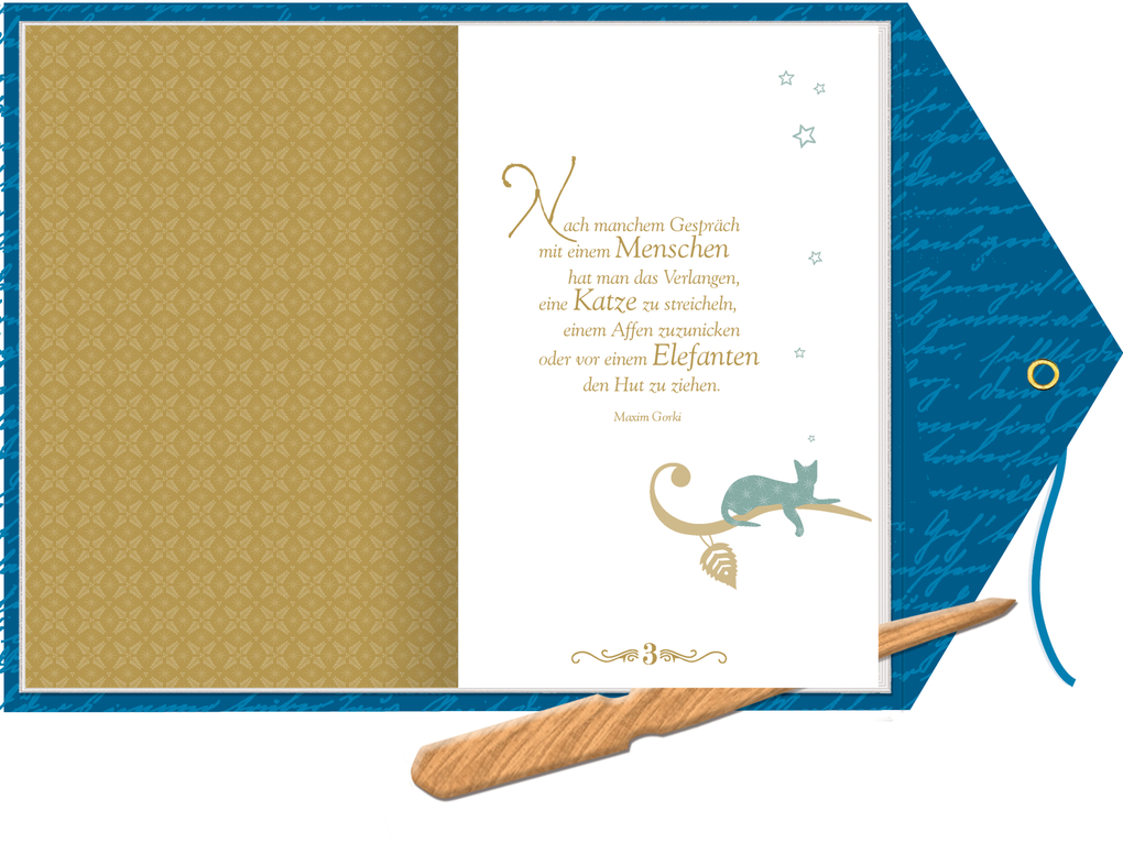 Weitere Ansicht: Brief-Adventskalenderbuch - Advent mit Thomas Mann | Christina Kölsch