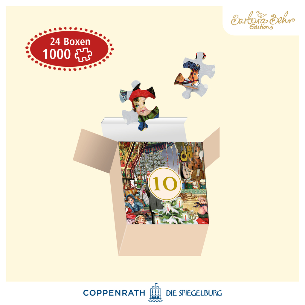 Weitere Ansicht: Puzzle-Adventskalender - Nostalgischer Weihnachtsmarkt