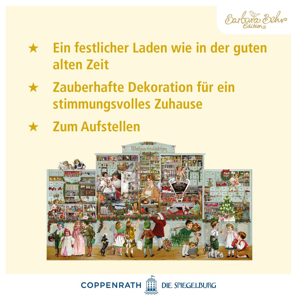 Weitere Ansicht: Aufstell-Adventskalender - Das Weihnachtslädchen