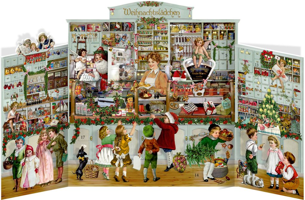 Weitere Ansicht: Aufstell-Adventskalender - Das Weihnachtslädchen